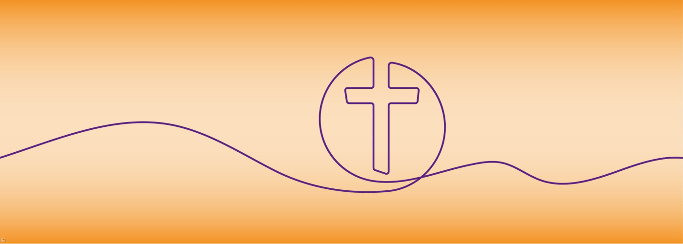 Onelinezeichnung Kreuz