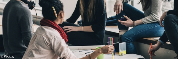 Menschen bei einem Workshop