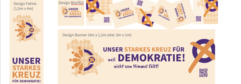 design Fahne, Banner, Bierfilzl
