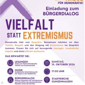 Plakat Bürgerdialog