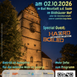Plakat Lange Nacht der Demokratie Bad Neustadt