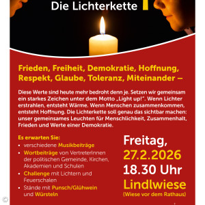 Flyer Lichterkette Tutzing